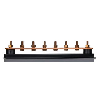 WJ Furse Copper Earth Bar L 400 mm x W 90 mm x H 90 mm 6 Ways 7TCA083670R0739 LK245-6