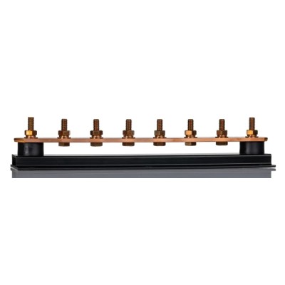 WJ Furse Copper Earth Bar L 400 mm x W 90 mm x H 90 mm 6 Ways 7TCA083670R0739 LK245-6