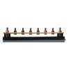 WJ Furse Copper Earth Bar L 400 mm x W 90 mm x H 90 mm 6 Ways 7TCA083670R0739 LK245-6