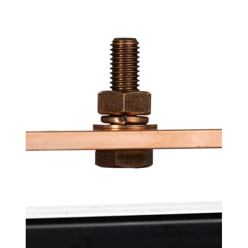 WJ Furse Copper Earth Bar L 400 mm x W 90 mm x H 90 mm 6 Ways 7TCA083670R0739 LK245-6