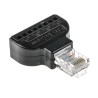 RS PRO 8 Port RJ45 Adapter 37.6 x 32.7 x 12.7mm Plastic Nickel Plated Terminals RJ45 RJ45