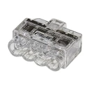 HellermannTyton HelaCon Plus Mini Insulated Wire Splice Connector Push-in Spring Termination 0.5-2.5 148-90038 HCPM-4-PC-CL