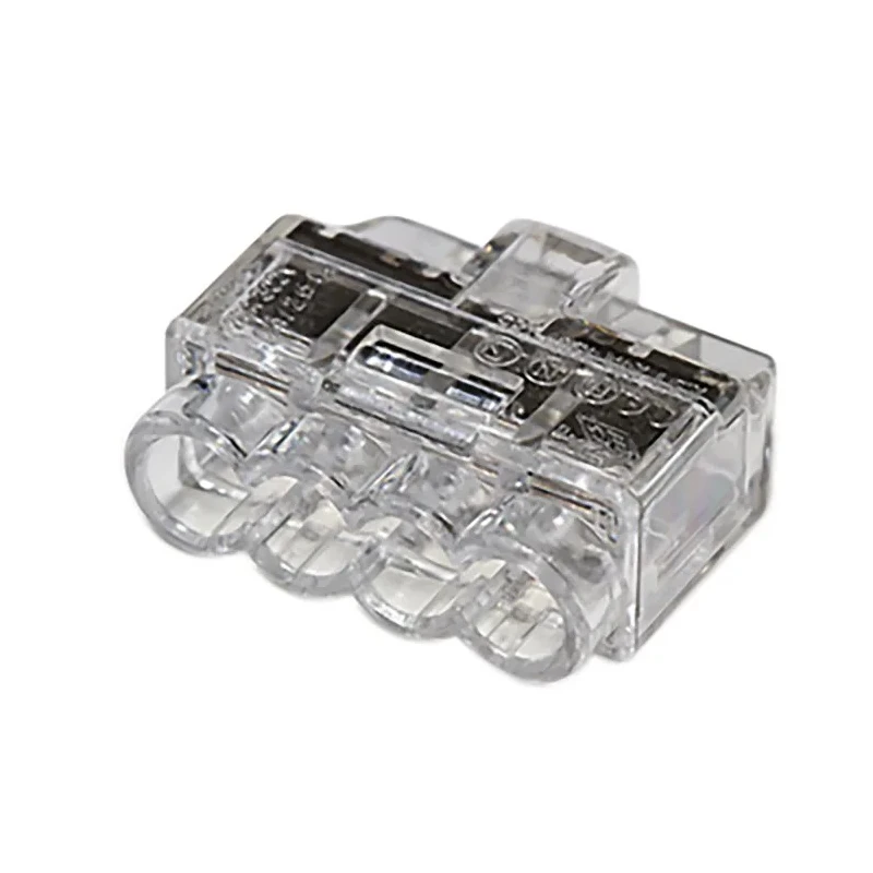HellermannTyton HelaCon Plus Mini Insulated Wire Splice Connector Push-in Spring Termination 0.5-2.5 148-90038 HCPM-4-PC-CL