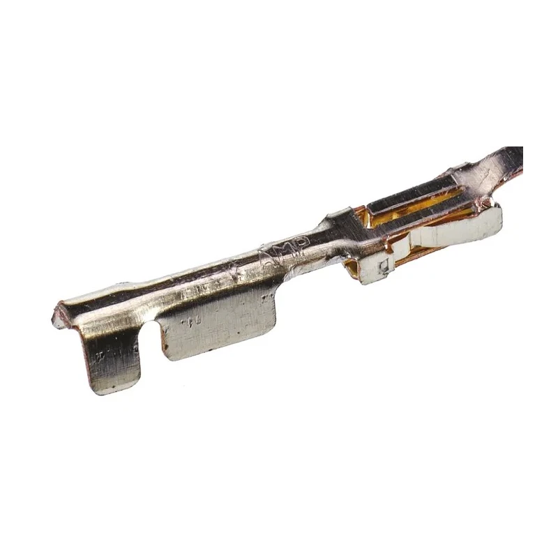 TE Connectivity AMPMODU MOD V Series Female Crimp Terminal, 24 AWG Min Crimp, 20 AWG Max 166309-2