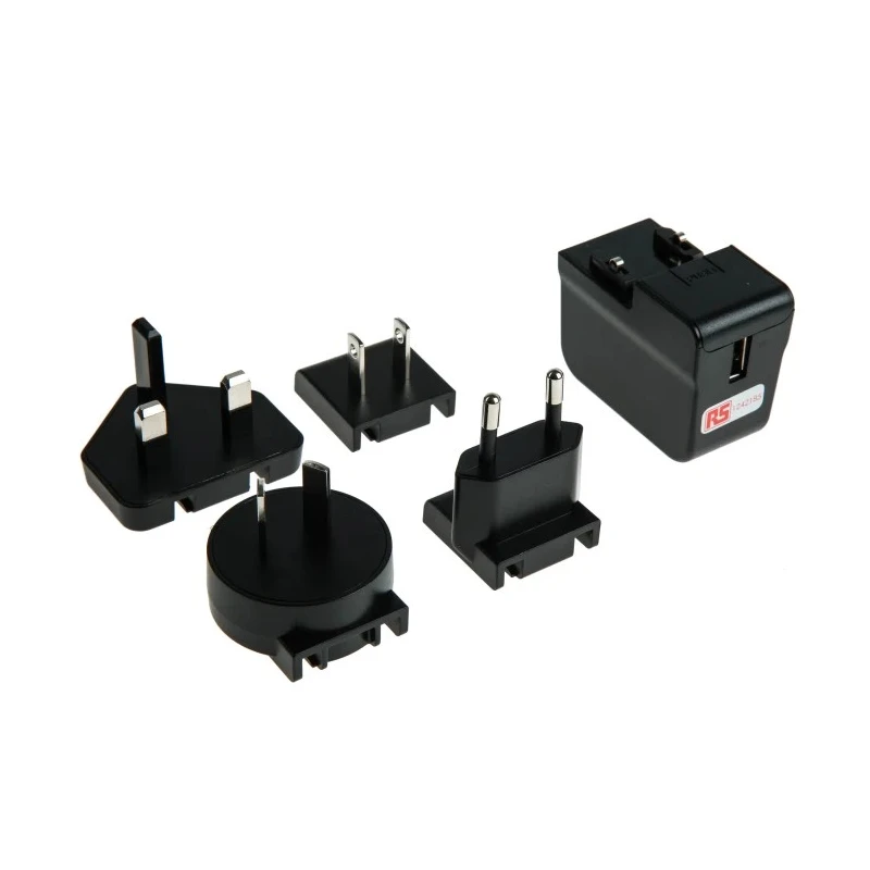 RS PRO USB Type A Universal AC/DC Adapter Australia, EU, UK, US 7.5 W 5V DC Output 1.5 A 124-2185
