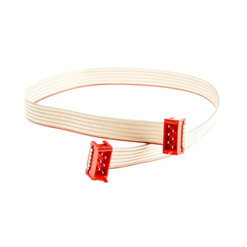 TE Connectivity Micro-MaTch Series Ribbon Cable Flat Ribbon 1.27 mm Pitch 6 Conductors 250 mm Length 1483351-3