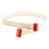 TE Connectivity Micro-MaTch Series Ribbon Cable Flat Ribbon 1.27 mm Pitch 6 Conductors 250 mm Length 1483351-3