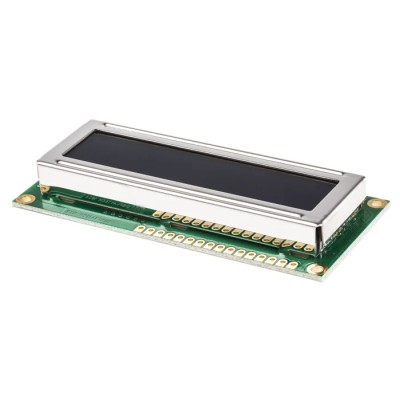 Displaytech Alphanumeric LED LCD Monochrome Display 2 x 16 Characters, White on Black, Parallel Interface 162C-GC-BC-3LP