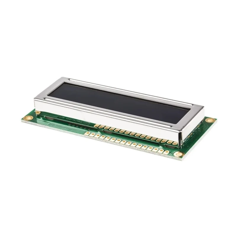 Displaytech Alphanumeric LED LCD Monochrome Display 2 x 16 Characters, White on Black, Parallel Interface 162C-GC-BC-3LP