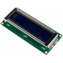 Displaytech Alphanumeric LED LCD Monochrome Display White on Blue 2 x 16 Characters 162C-CC-BC-3LP