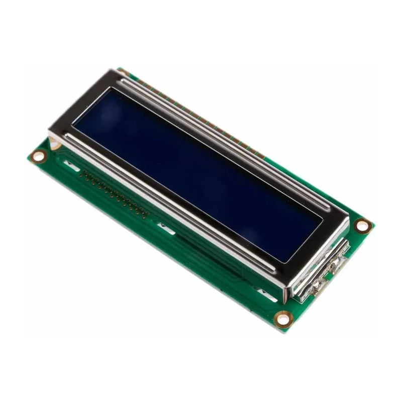 Displaytech Alphanumeric LED LCD Monochrome Display White on Blue 2 x 16 Characters 162C-CC-BC-3LP