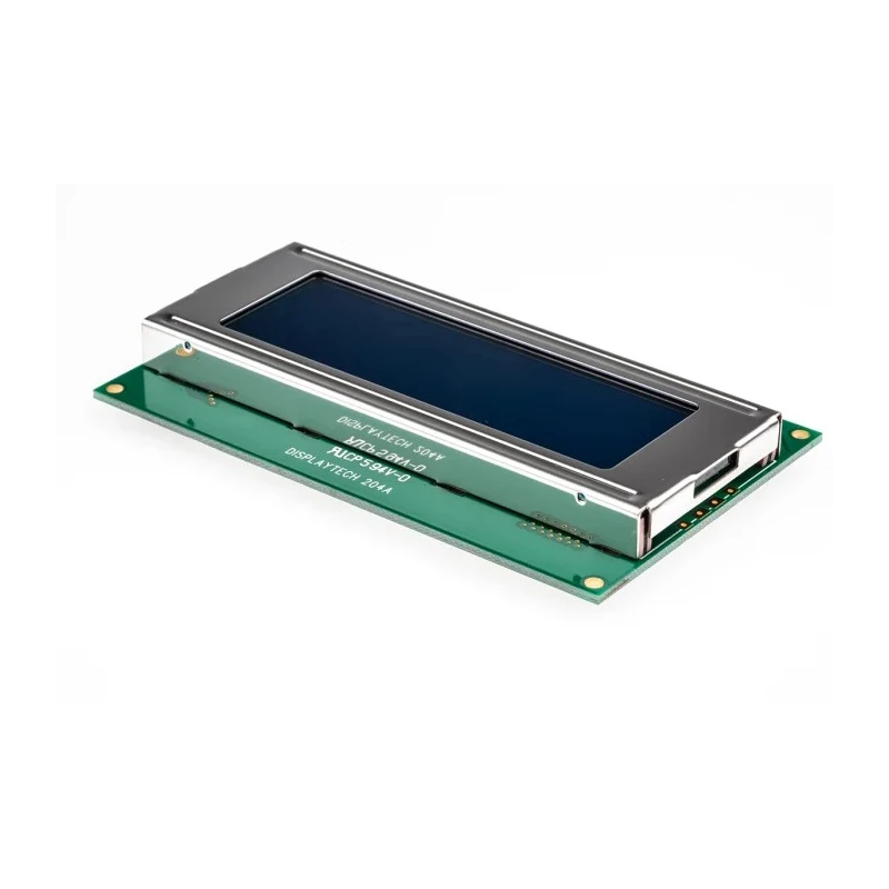 Displaytech Alphanumeric LED LCD Monochrome Display White on Blue 4 x 20 204A-CC-BC-3LP