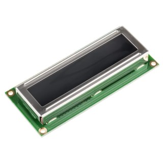 Displaytech 162D Alphanumeric LED LCD Monochrome Display White on Black 2 x 16 Characters 162D-CC-BC-3LP