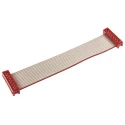 TE Connectivity Micro-MaTch Series Flat Ribbon Cable 1.27 mm Pitch 14 Conductors 100 mm Length 28 AWG 1483355-1