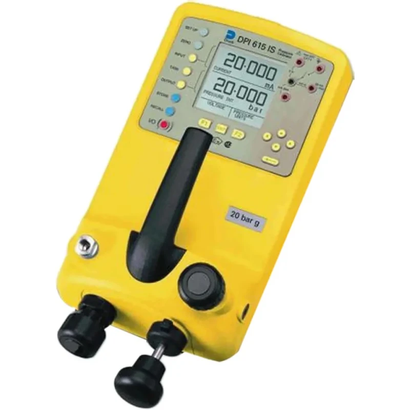 Druck Pressure Calibrator 0 bar to 20 bar, Rechargeable Battery, LCD Backlight Display, ATEX Certified I615SPC-13G-4025