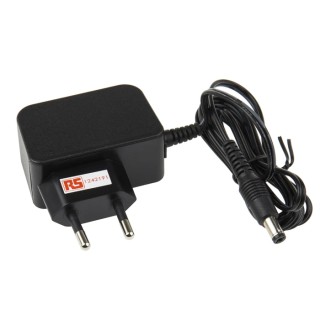 RS PRO 2.1 x 5.5 x 10 mm Centre Positive AC/DC Adapter Type C 12W 24V DC Output 500mA 124-2191