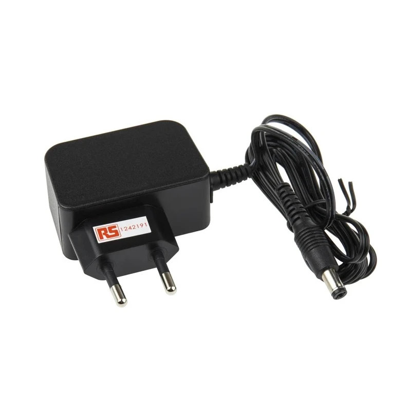 RS PRO 2.1 x 5.5 x 10 mm Centre Positive AC/DC Adapter Type C 12W 24V DC Output 500mA 124-2191