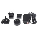 RS PRO Universal AC/DC Adapter 12W 24V DC Output 2.1 x 5.5 x 10 mm Centre Positive Plug 124-2192