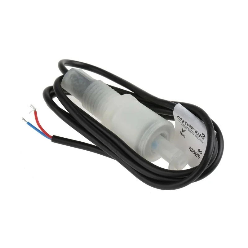 Cynergy3 RSF100 Series Vertical Nitrile Rubber (NBR) Float Switch, 1 m Cable, NO/NC, 240 V AC Max, 120 V DC RSF104Y100JN/RS