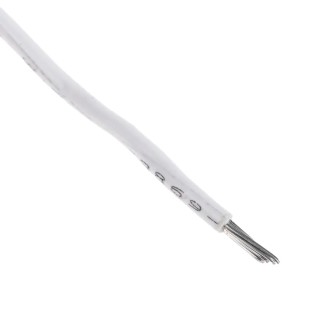 Alpha Wire Hookup Wire PVC Series White 18 AWG, 16 x 0.25 mm Core Strands, 305 m Length, 300 V, Flame Retardant 3055 WH001