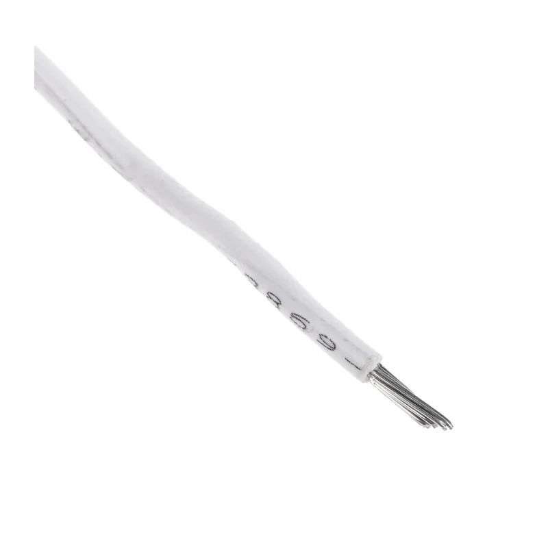 Alpha Wire Hookup Wire PVC Series White 18 AWG, 16 x 0.25 mm Core Strands, 305 m Length, 300 V, Flame Retardant 3055 WH001