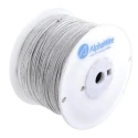 Alpha Wire Hookup Wire PVC Series White 18 AWG, 16 x 0.25 mm Core Strands, 305 m Length, 300 V, Flame Retardant 3055 WH001