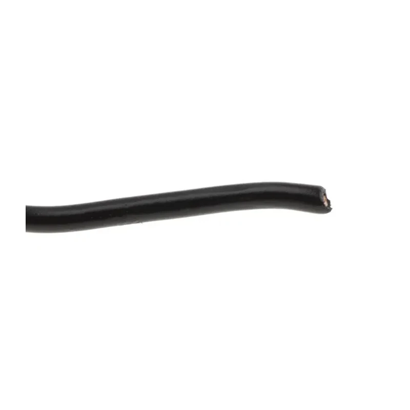 Alpha Wire Hook Up Wire PVC Series Black, 18 AWG, 16x0.25 mm Core Strands, 304 m, 300V, Flame Retardant, UL Listed 3055 BK001