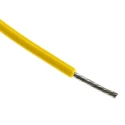 Alpha Wire Hookup Wire PVC Series Yellow, 18 AWG, 16/0.25 mm Core Strands, 305 m, 300V, Flame Retardant, UL1007, 3055 YL001