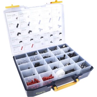 Legris Pneumatic Fittings Kit with 300+ Push-In Fittings for 4mm, 6mm, and 8mm Tubing, ISO 14743, Model 3151 00 01 57BP