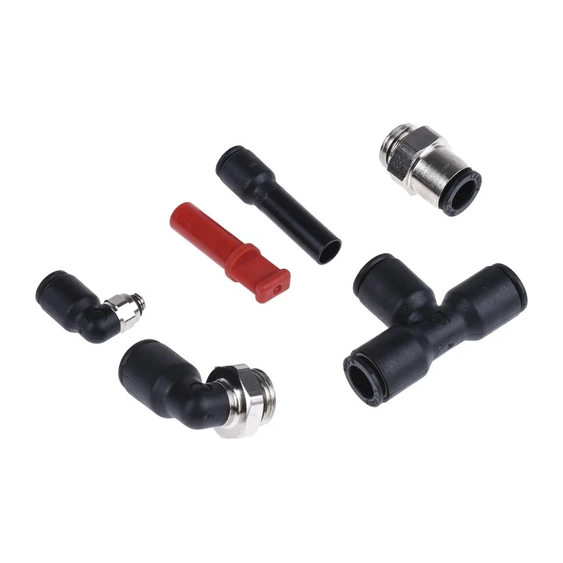 Legris Pneumatic Fittings Kit with 300+ Push-In Fittings for 4mm, 6mm, and 8mm Tubing, ISO 14743, Model 3151 00 01 57BP