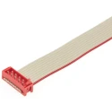 TE Connectivity Micro-MaTch Series Ribbon Cable Assembly Flat 1.27mm Pitch 10 Conductors 250mm Length 1483353-3