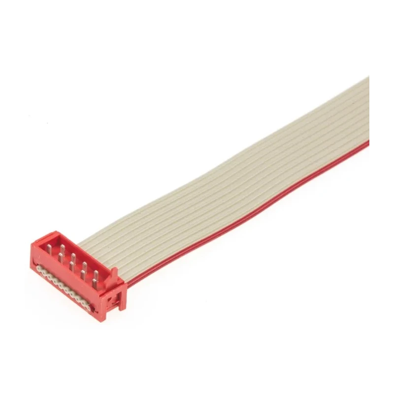 TE Connectivity Micro-MaTch Series Ribbon Cable Assembly Flat 1.27mm Pitch 10 Conductors 250mm Length 1483353-3