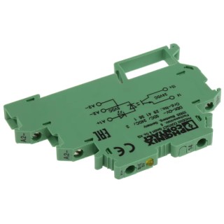 Phoenix Contact DEK-OV-5DC/24DC/3 Series Solid State Relay DIN Rail Mount 300V Load 6V DC Control 2941361