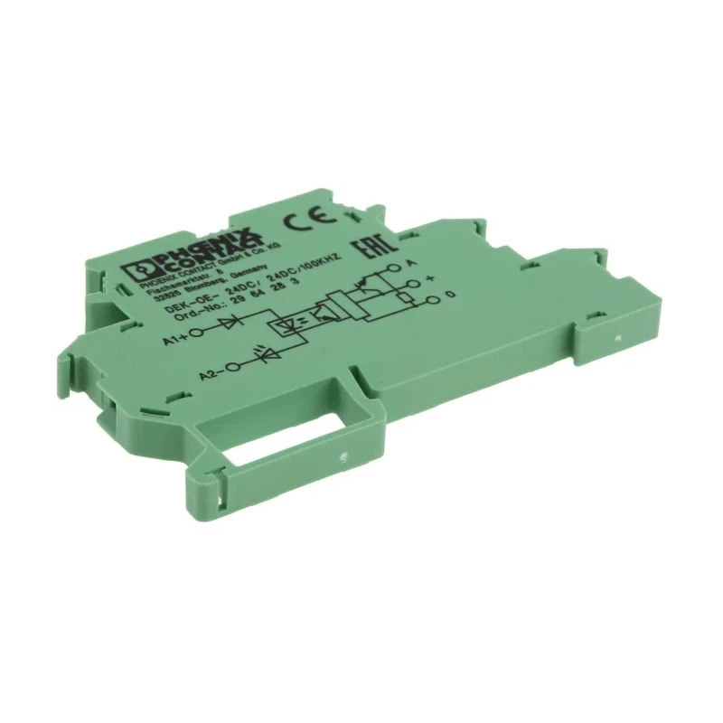 Phoenix Contact Solid State Relay DEK-OE- 24DC/24DC/100KHZ, DIN Rail Mount, 300V Control and Load Voltage, 100kHz 2964283