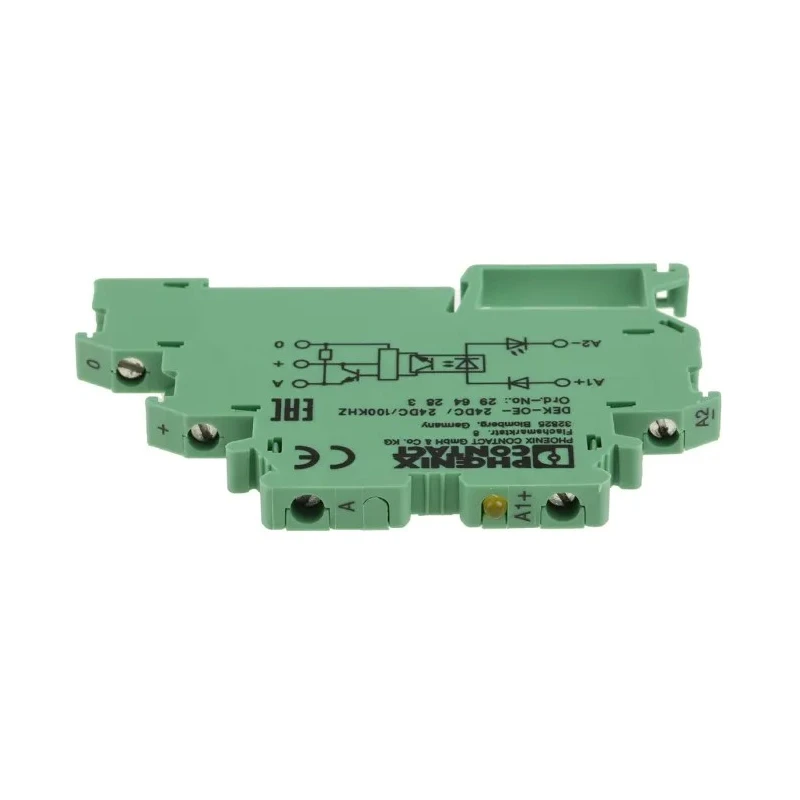 Phoenix Contact Solid State Relay DEK-OE- 24DC/24DC/100KHZ, DIN Rail Mount, 300V Control and Load Voltage, 100kHz 2964283