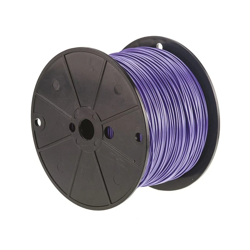Alpha Wire Hookup Wire PVC Series Purple Hook Up Wire 18 AWG 16/0.25 mm Core Strands 305 m Polyvinyl 3055 VI001