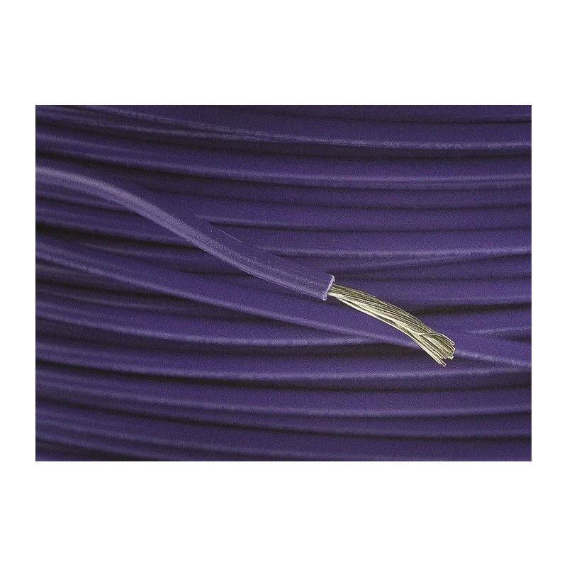 Alpha Wire Hookup Wire PVC Series Purple Hook Up Wire 18 AWG 16/0.25 mm Core Strands 305 m Polyvinyl 3055 VI001