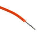 Alpha Wire Hook Up Wire PVC Series Orange, 18 AWG, 16/0.25 mm Core Strands, 305 m, Flame Retardant Polyvinyl 3055 OR001