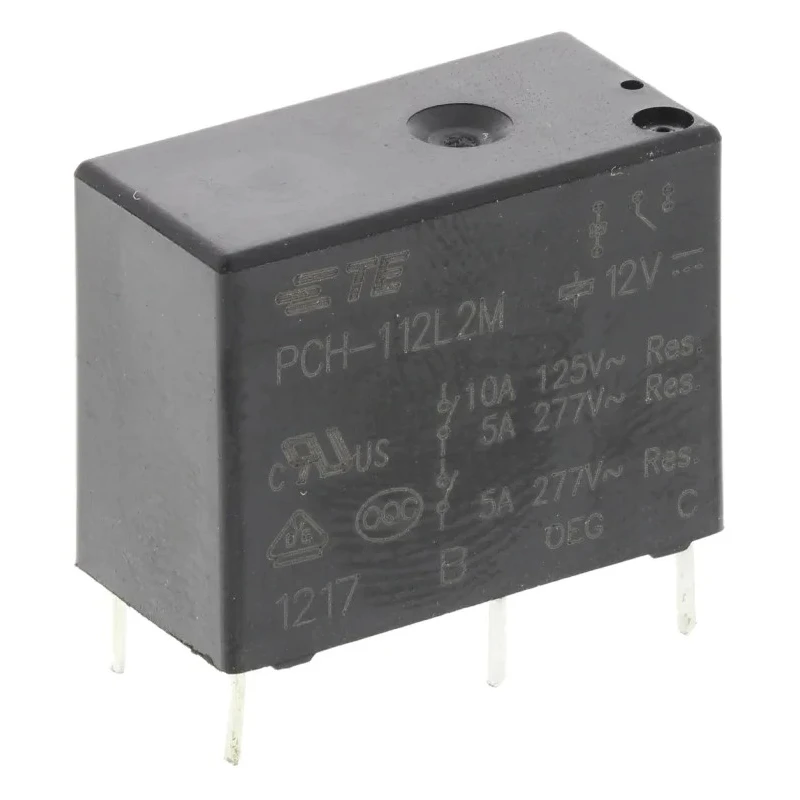 TE Connectivity PCB Power Relay 12V Coil Voltage 10A Switching Current Through Hole Mount PCH-112L2M