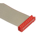 TE Connectivity Micro-MaTch Series Ribbon Cable Assembly Multi-Core 1.27 mm Pitch 16 Conductors 250 mm Length 1483356-3