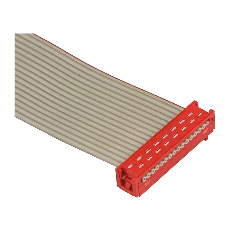 TE Connectivity Micro-MaTch Series Ribbon Cable Assembly Multi-Core 1.27 mm Pitch 16 Conductors 250 mm Length 1483356-3