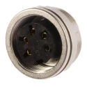 Lumberg 5 Pole Straight M16 Panel Mount Female DIN Socket, 5A, 250V ac, Threaded, IP40, DIN EN 60529 KFV 50/6