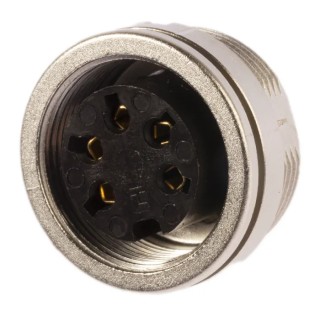 Lumberg 5 Pole Straight M16 Panel Mount Female DIN Socket, 5A, 250V ac, Threaded, IP40, DIN EN 60529 KFV 50/6