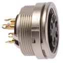 Lumberg 5 Pole Straight M16 Panel Mount Female DIN Socket, 5A, 250V ac, Threaded, IP40, DIN EN 60529 KFV 50/6