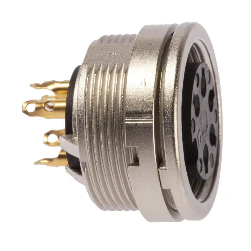 Lumberg 5 Pole Straight M16 Panel Mount Female DIN Socket, 5A, 250V ac, Threaded, IP40, DIN EN 60529 KFV 50/6