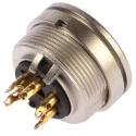 Lumberg 5 Pole Straight M16 Panel Mount Female DIN Socket, 5A, 250V ac, Threaded, IP40, DIN EN 60529 KFV 50/6