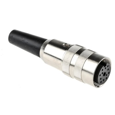 Lumberg 12 Pole Straight M16 DIN Socket Threaded Cable Female Connector KV 120