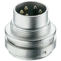 Lumberg 12 Pole Straight M16 Panel Mount Male DIN Plug 60V AC 3A SFV 120