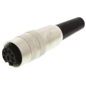 Lumberg 8 Pole Straight M16 DIN Socket Female Cable Mount, 60V AC, 5A, Threaded, IP40 KV 80