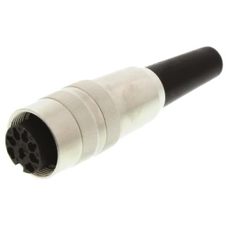 Lumberg 8 Pole Straight M16 DIN Socket Female Cable Mount, 60V AC, 5A, Threaded, IP40 KV 80